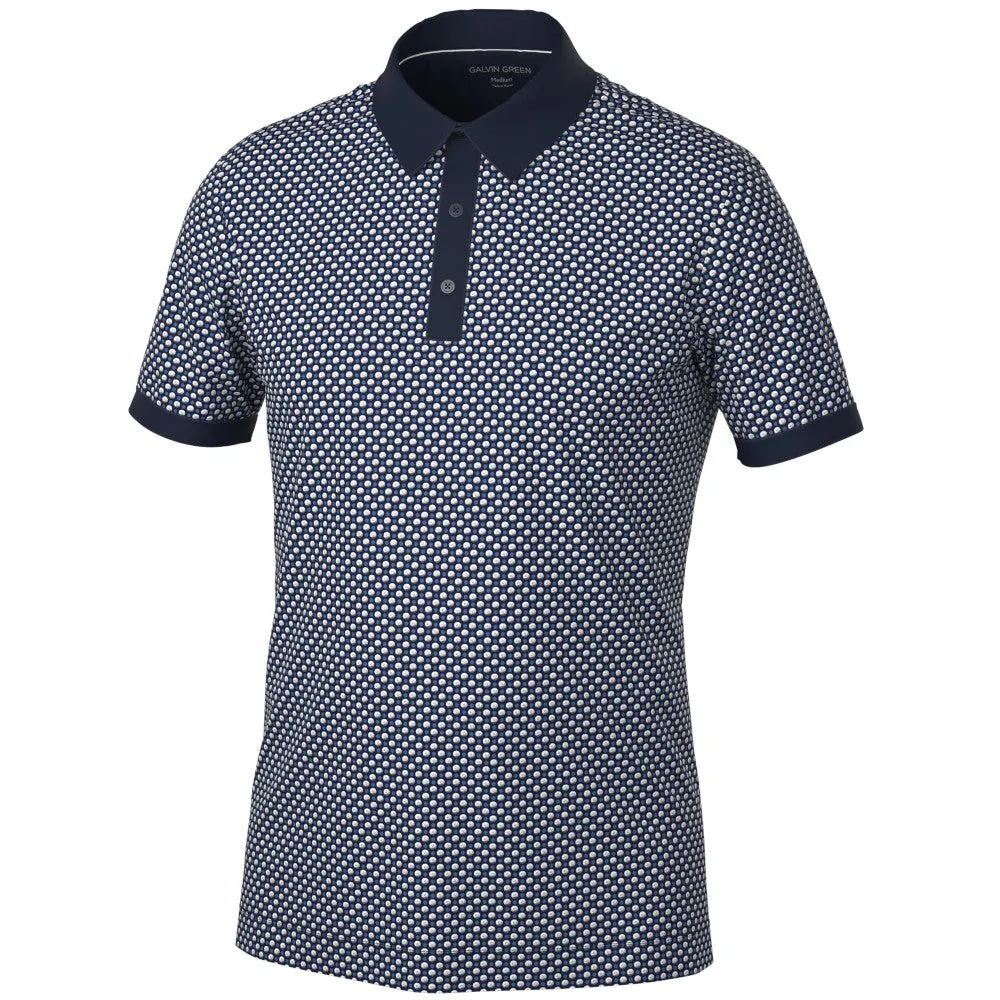 Walk Loud Built for the Bold Galvin Green Mate Polo Shirt - Cool Grey/Navy