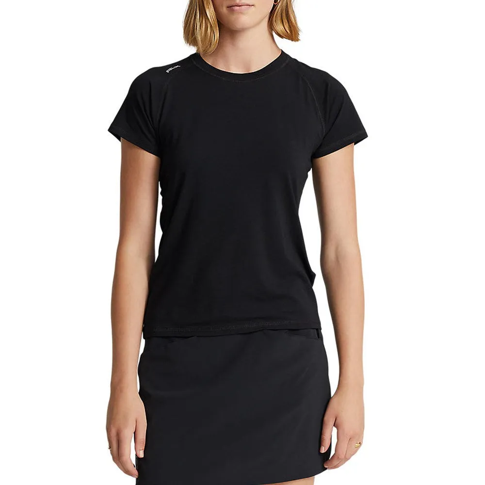 Christmas Eve Sale Power Every Step Rlx Ralph Lauren Women'S Stretch Crew Tee - Polo Black