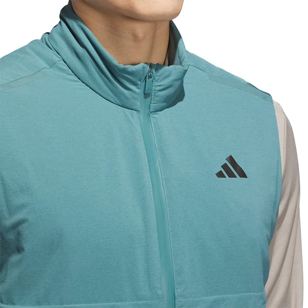 Mother's Day Sale Adidas Ultimate365 Tour Frostguard Full-Zip Vest - Preloved Teal