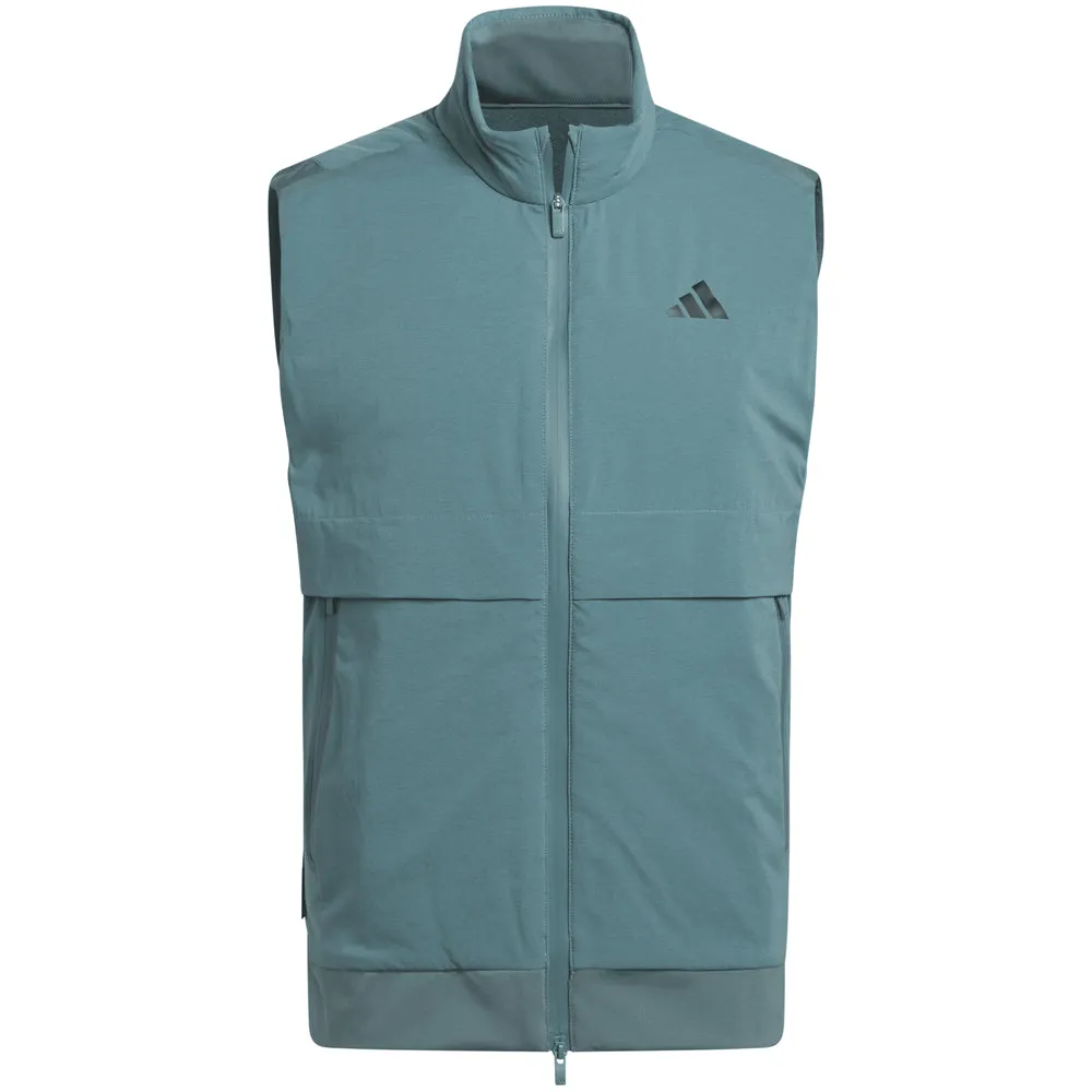 Adidas Ultimate365 Tour Frostguard Full-Zip Vest - Preloved Teal Easter Sale