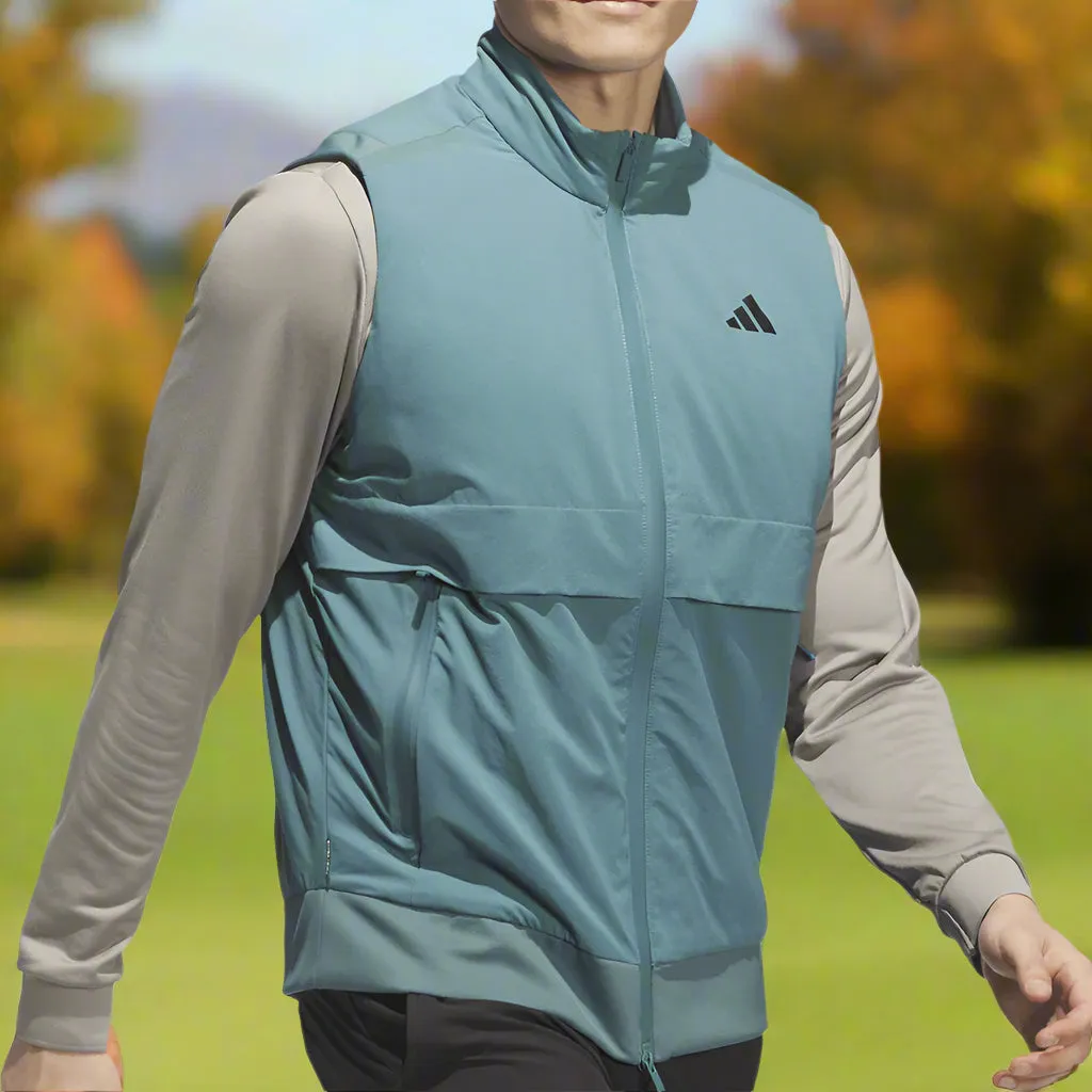 Adidas Ultimate365 Tour Frostguard Full-Zip Vest - Preloved Teal Never Just Walk Define Your Own Way