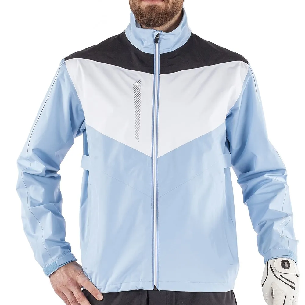 Galvin Green Armstrong Gore-Tex Paclite Waterproof Jacket - Blue Bell/White/Black Walk Loud