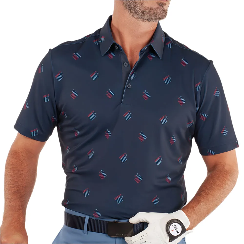 Galvin Green Memo Polo Shirt - Navy Redefine Classic