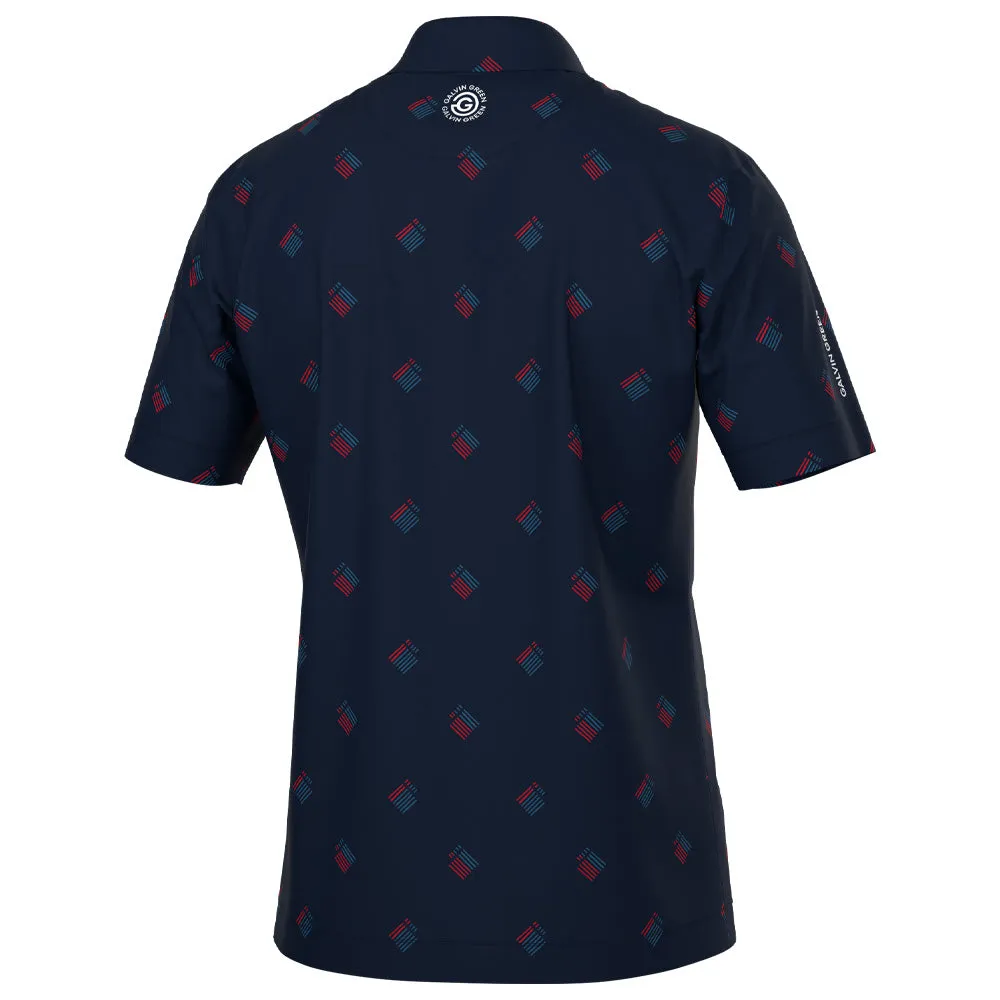 Galvin Green Memo Polo Shirt - Navy All Saints' Day Sale Engineered for Speed
