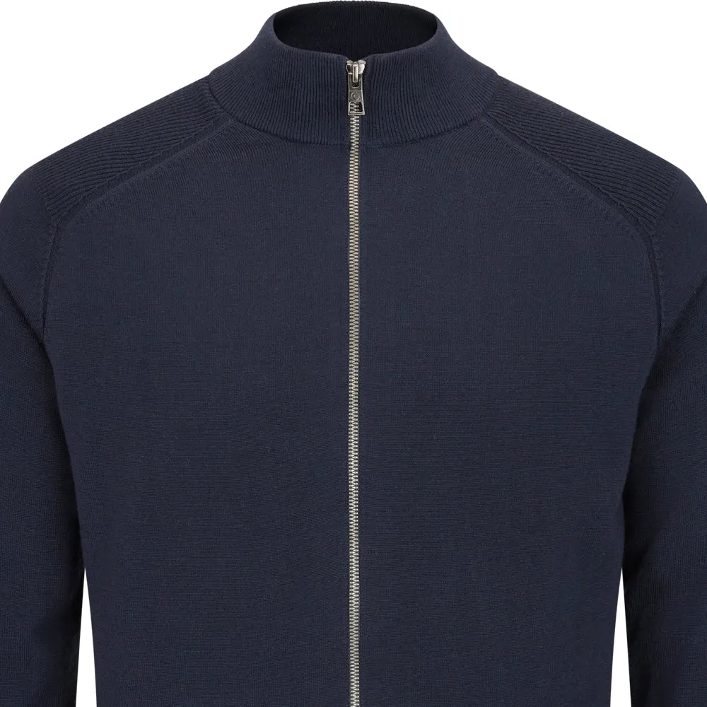 Ping Murphy Full Zip Sweater - Navy Special Offer Economical