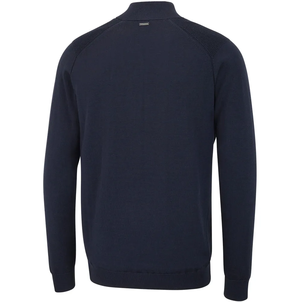 Ping Murphy Full Zip Sweater - Navy Hit Your Next Level