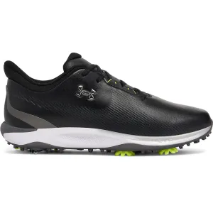 Autumn Sale Under Armour Drive Fade Spiked Waterproof Shoes - Black/Black/Metallic Silver