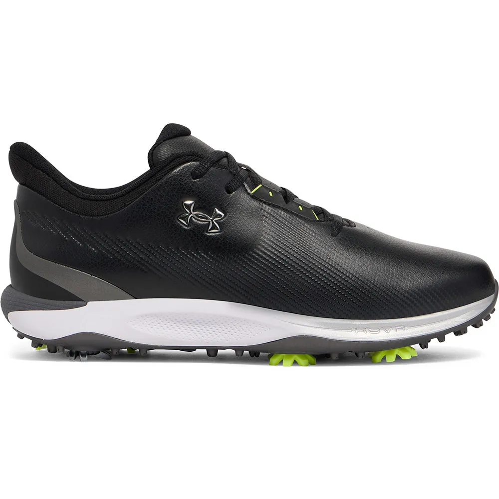 Autumn Sale Under Armour Drive Fade Spiked Waterproof Shoes - Black/Black/Metallic Silver