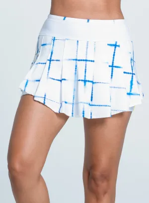 Unapologetically You Shibori Plaid Skirt-13.5"