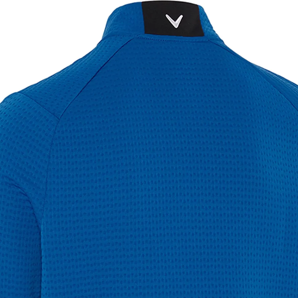 Callaway Midweight Textured 1/4 Zip Pullover - Lapis Blue Unapologetically You