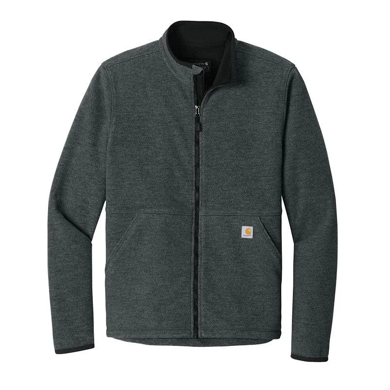 Unleash Your Power Carhartt - Men'S Textured Full-Zip Fleece Jacket