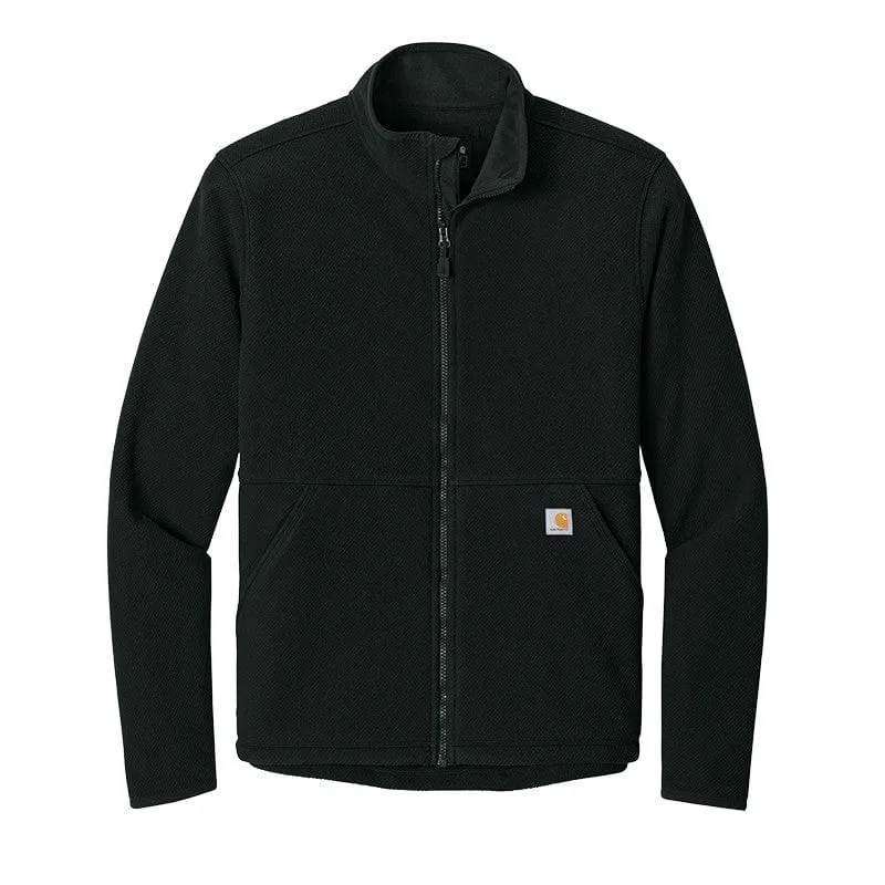 Carhartt - Men'S Textured Full-Zip Fleece Jacket Cyber Monday Sale Engineered for Speed