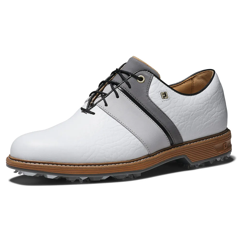 Mother's Day Sale Footjoy Premiere Series Packard Lx Spiked Waterproof Shoes - White/Grey/Black