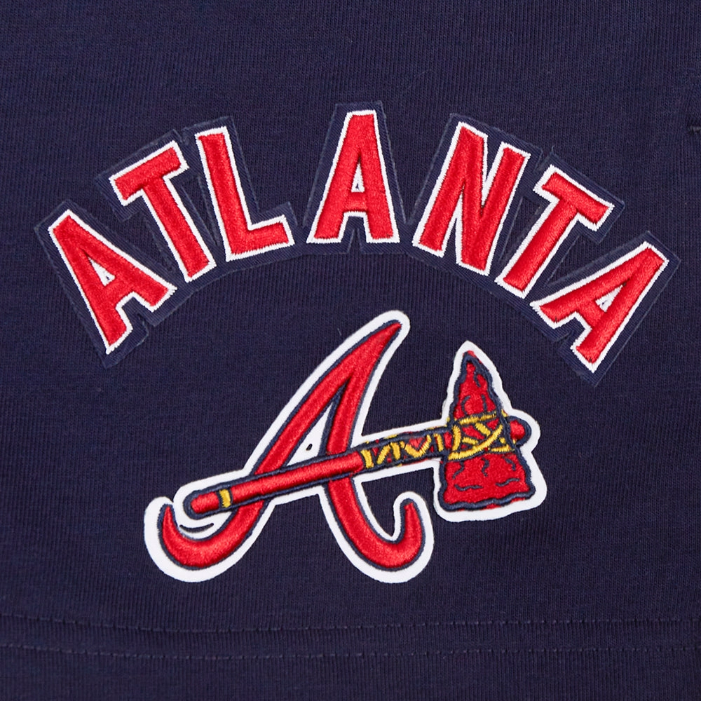 SHORTS DE ALGODN MLB ATLANTA BRAVES CLASSIC CHENILLE PARA MUJER