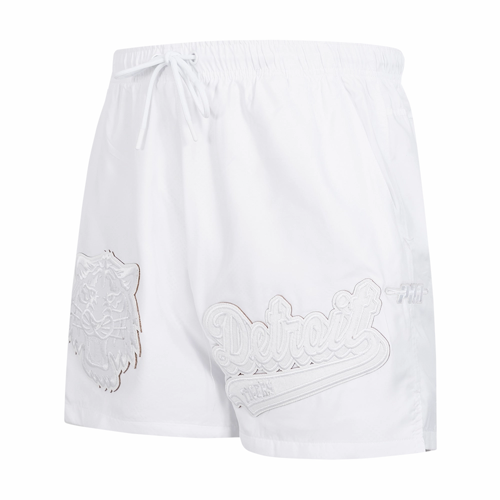 SHORTS DE ALGODN MLB DETROIT TIGERS WHITE OUT