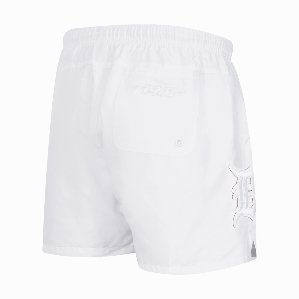 SHORTS DE ALGODN MLB DETROIT TIGERS WHITE OUT