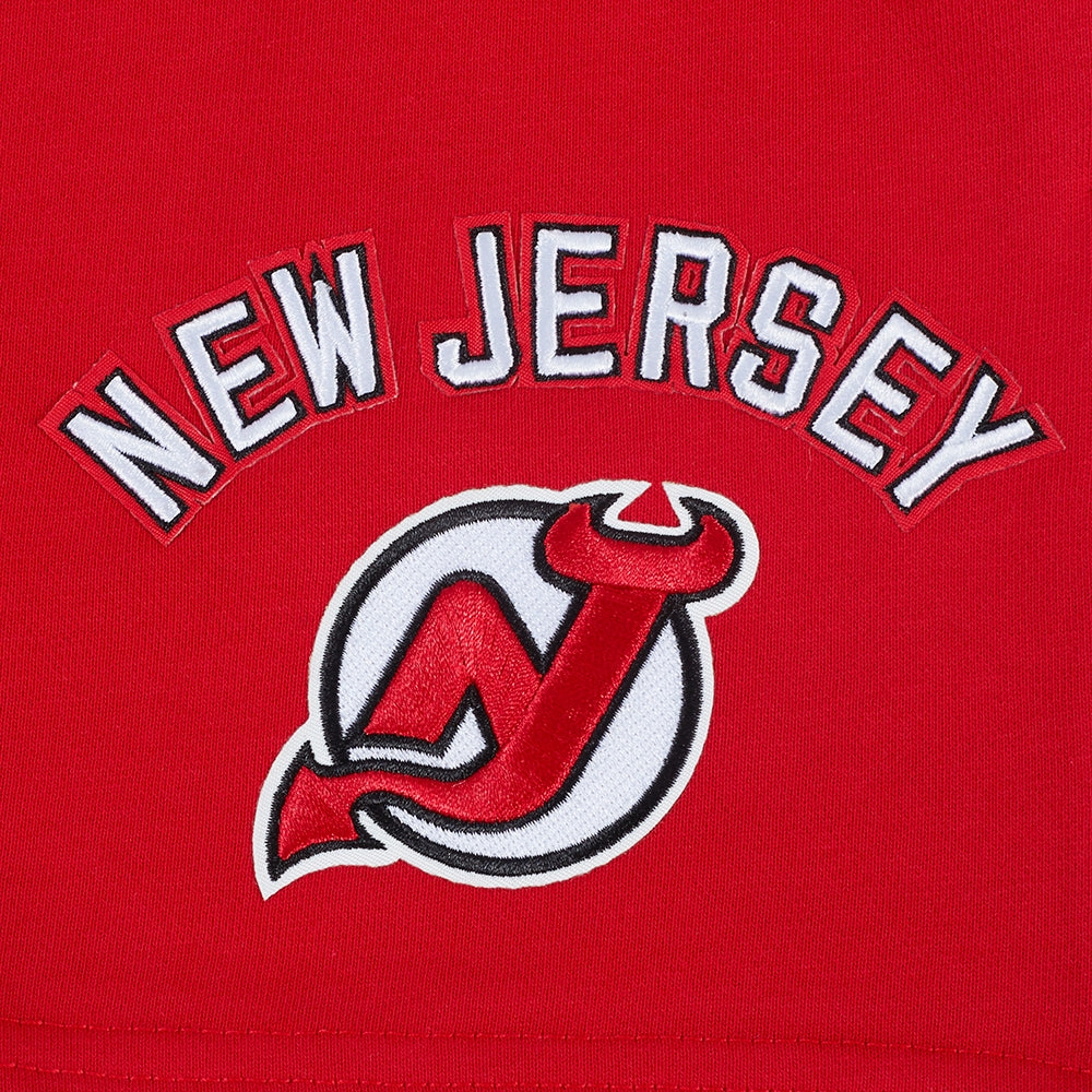 SHORTS DE ALGODN NHL NEW JERSEY DEVILS CLASSIC CHENILLE PARA MUJER