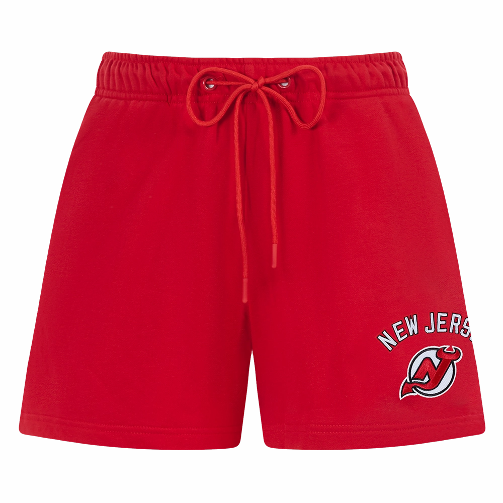 SHORTS DE ALGODN NHL NEW JERSEY DEVILS CLASSIC CHENILLE PARA MUJER