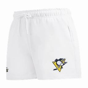 SHORTS DE ALGODN NHL PITTSBURGH PENGUINS CLASSIC CHENILLE PARA MUJER