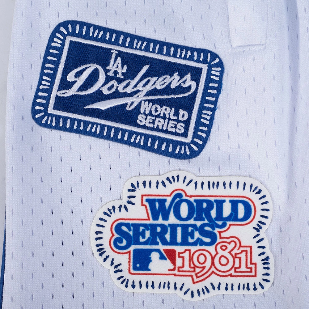 SHORTS DE BASQUETBOL MLB LOS ANGELES DODGERS DIY PICK STITCH