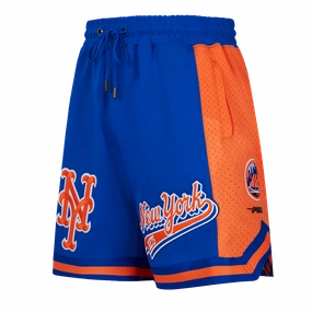 SHORTS DE BASQUETBOL MLB NEW YORK METS SCRIPT TAIL