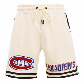 SHORTS DE BASQUETBOL NHL MONTREAL CANADIENS CLASSIC CHENILLE