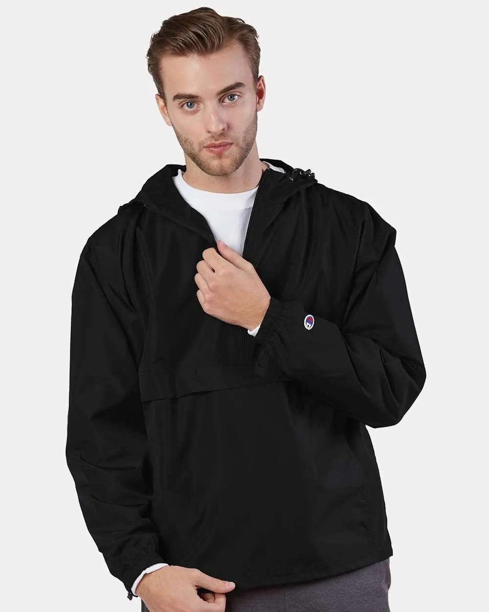 Clearance Sale Champion - Packable Quarter-Zip Jacket