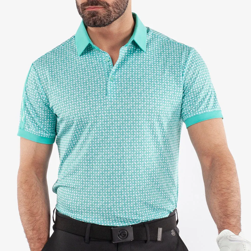 Galvin Green Melvin Polo Shirt - Atlantis Green/White Rule the Streets