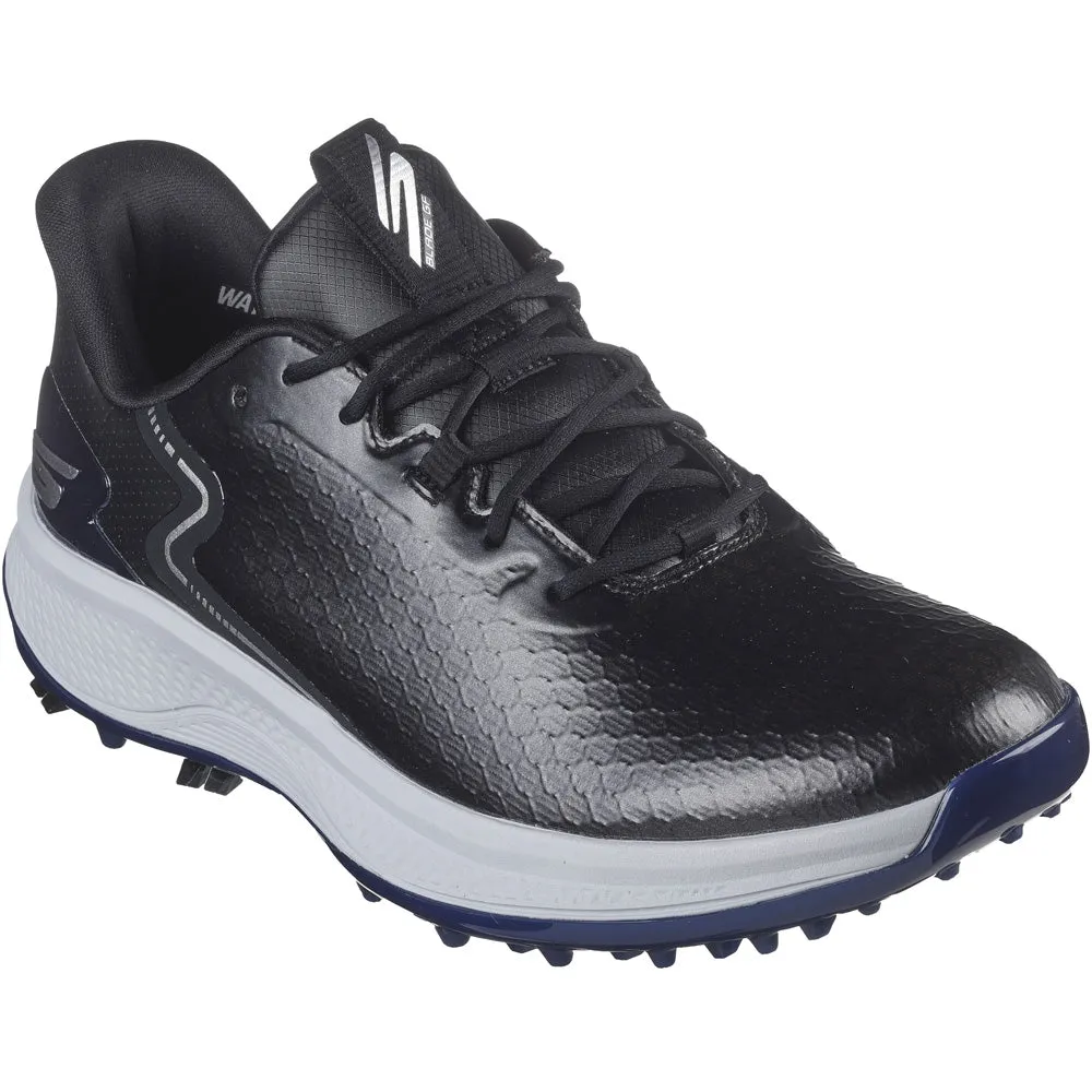 Move Beyond Ordinary Black Friday Sale Skechers Go Golf Blade Slip-In Spiked Waterproof Shoes - Black