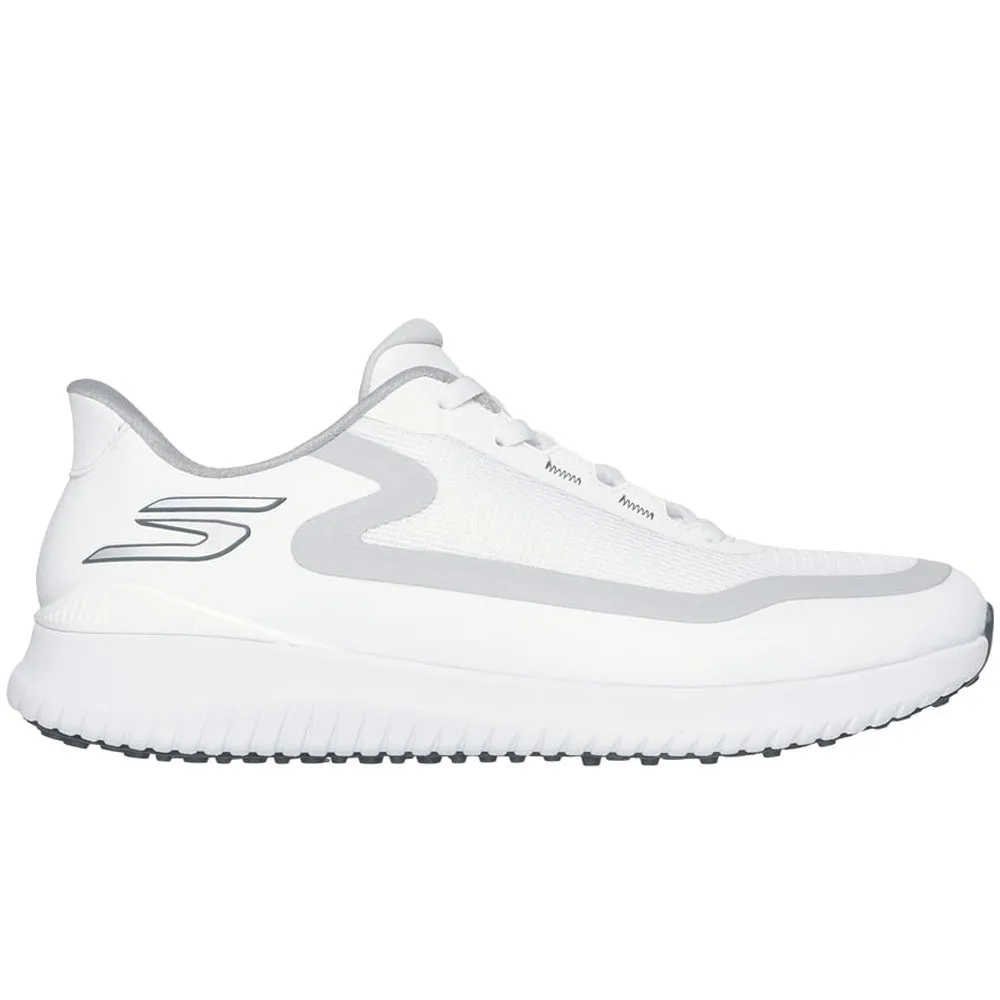 Step Into Strength Skechers Go Golf Flight Spikeless Shoes - White/Grey