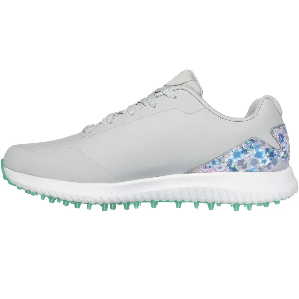 Skechers Go Golf Max 3 Ladies Spikeless Waterproof Shoes - Grey/Mint Cyber Monday Sale