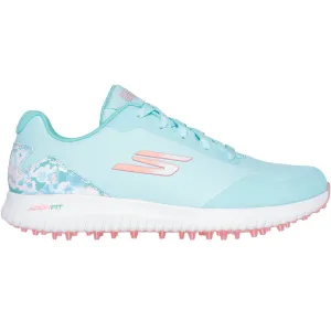Easter Sale Born to Stand Out Skechers Go Golf Max 3 Ladies Spikeless Waterproof Shoes - Teal