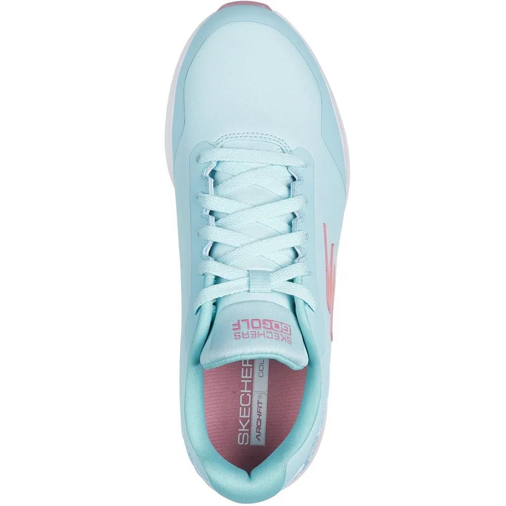 Skechers Go Golf Max 3 Ladies Spikeless Waterproof Shoes - Teal Bring the Heat Budget Friendly