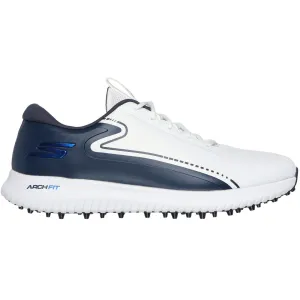 Skechers Go Golf Max 3 Spikeless Waterproof Shoes - White/Navy/Blue Deal Of The Century Own Every Step