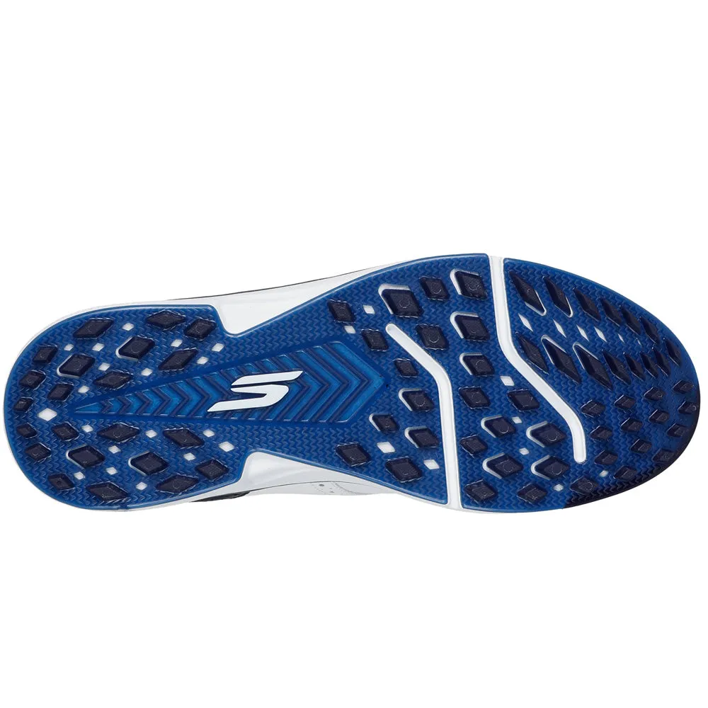 Move Beyond Ordinary Feel the Energy Skechers Go Golf Prestige Spikeless Waterproof Shoes - White/Navy