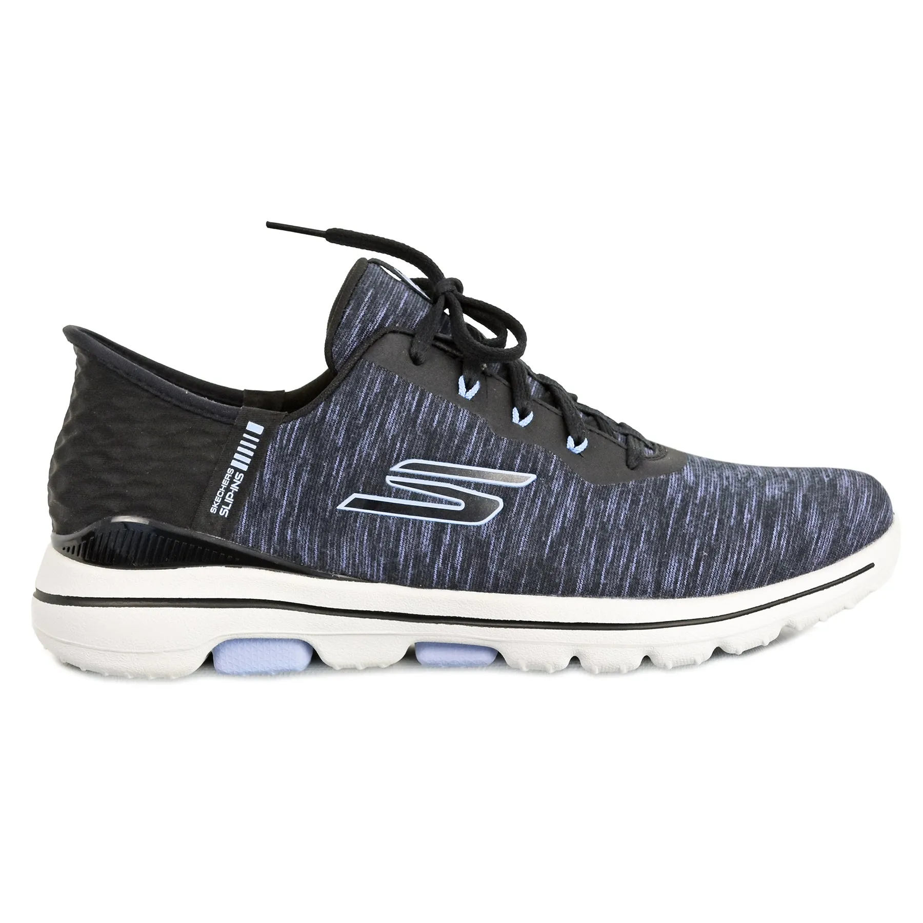 Black Friday Exclusive Back To School Sale Skechers Women'S Go Golf Walk 5 Slip-Ins Shoes - Black/Lavender