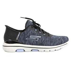 Black Friday Exclusive Back To School Sale Skechers Women'S Go Golf Walk 5 Slip-Ins Shoes - Black/Lavender