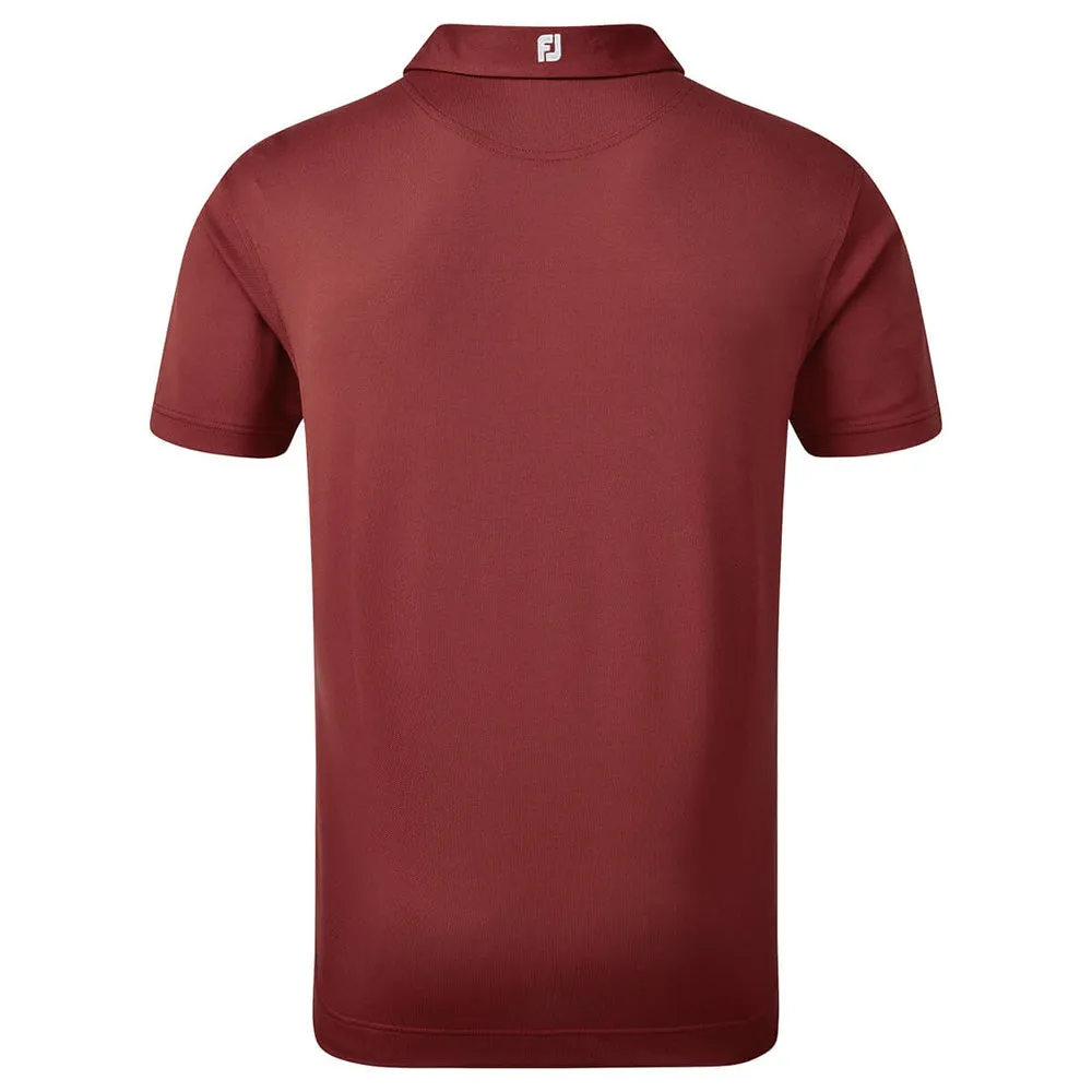 Confidence Starts Here Memorial Day Sale Footjoy Stretch Pique Solid Colour Polo Shirt - Maroon