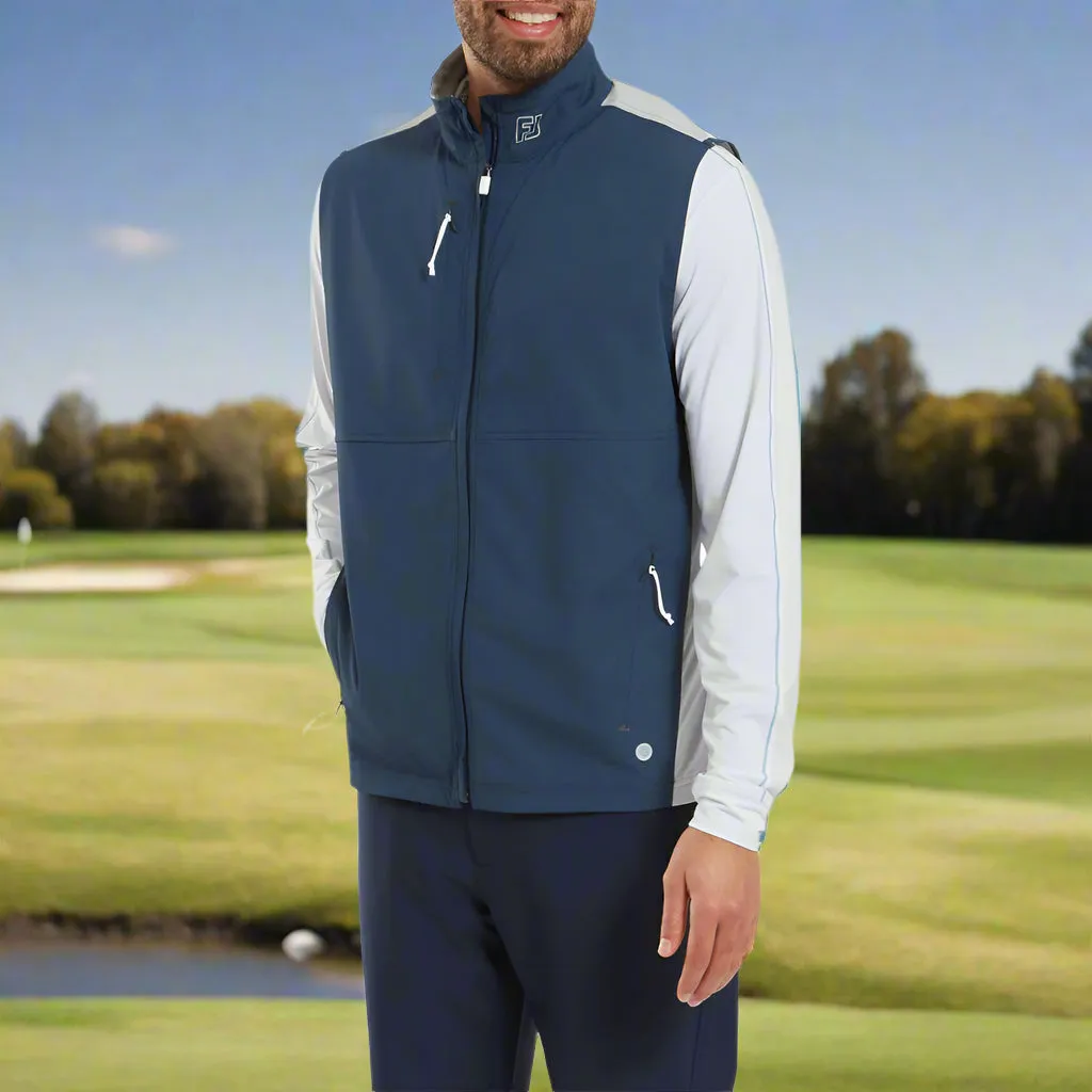 Footjoy Temposeries Lightweight Gilet - Navy/Grey Fuel Your Fire Gear Up and Go