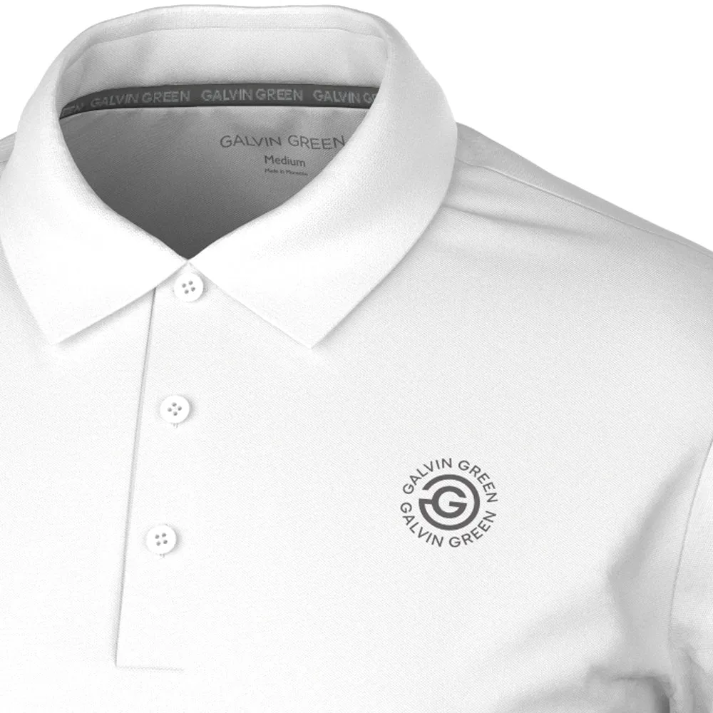 Galvin Green Maximilian Polo Shirt - White Labor Day Sale