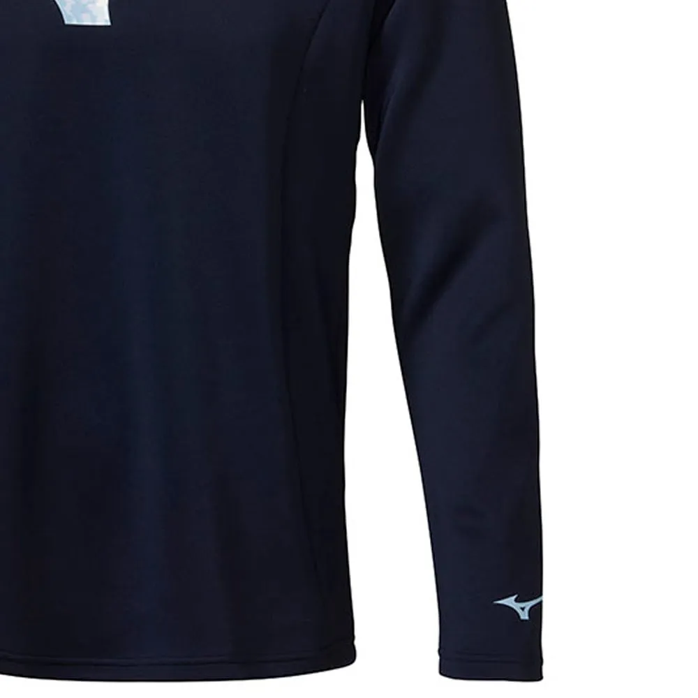 Mizuno G Style Rb Hoodie - Deep Navy Walk with Purpose