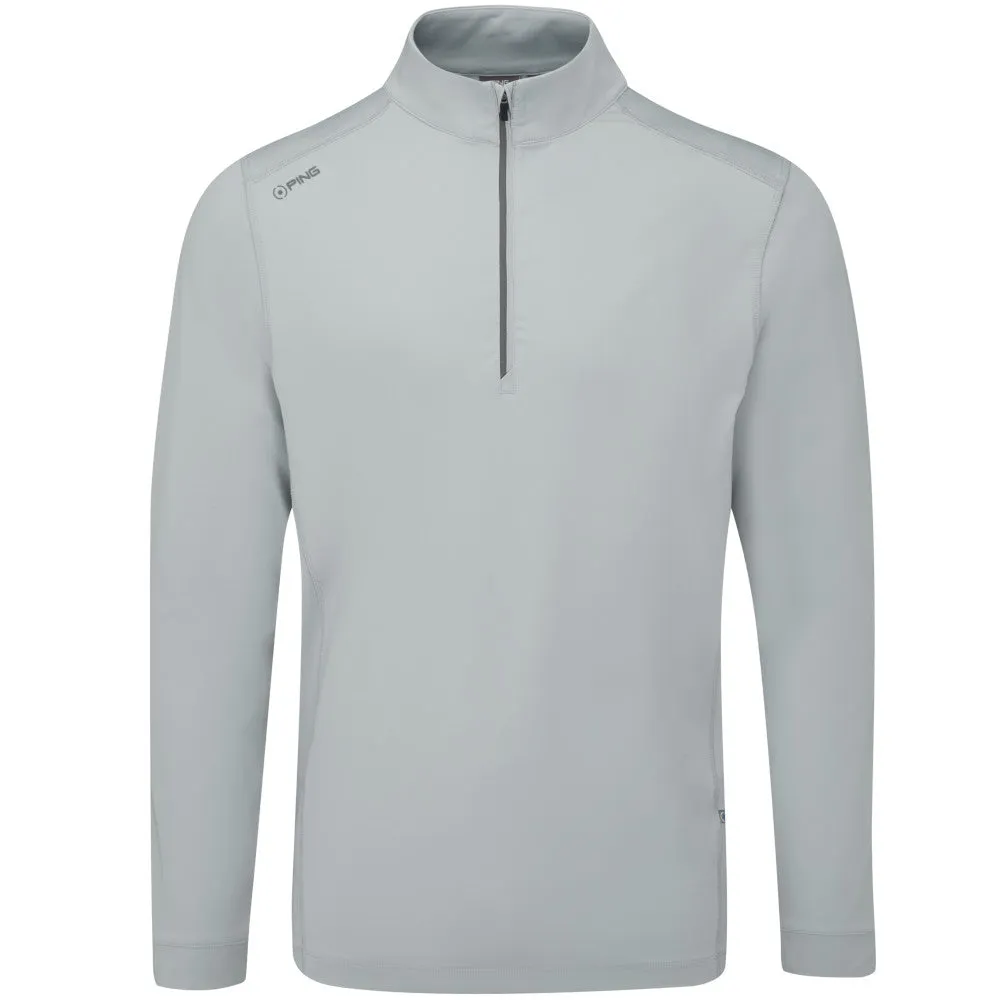 Ping Latham 1/2 Zip Pullover - Pearl Grey Game-Changer Footwear Never Just Walk