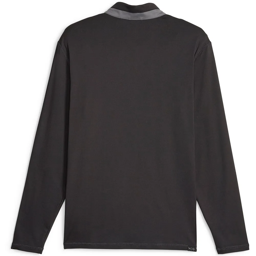 Puma Lightweight 1/4 Zip Pullover - Puma Black/Slate Sky Made to Turn Heads Rise Every Time