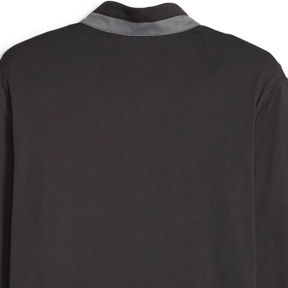 Puma Lightweight 1/4 Zip Pullover - Puma Black/Slate Sky Steal Command Attention
