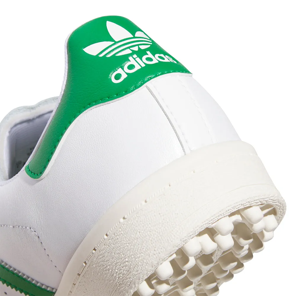 Christmas Day Sale Engineered for Speed Adidas Golf Originals Superstar Spikeless Shoes - White/Green/Yellow