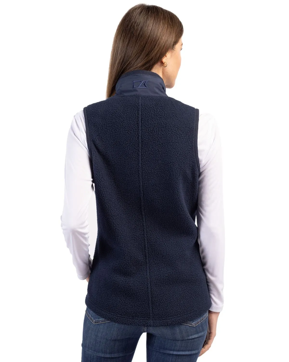 Cyber Monday Sale Spring Sale Cutter & Buck - Women'S Cascade Eco Sherpa Fleece Vest