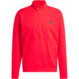 Adidas Ultimate365 Tour 1/4 Zip Pullover - Pure Ruby Built for the Bold