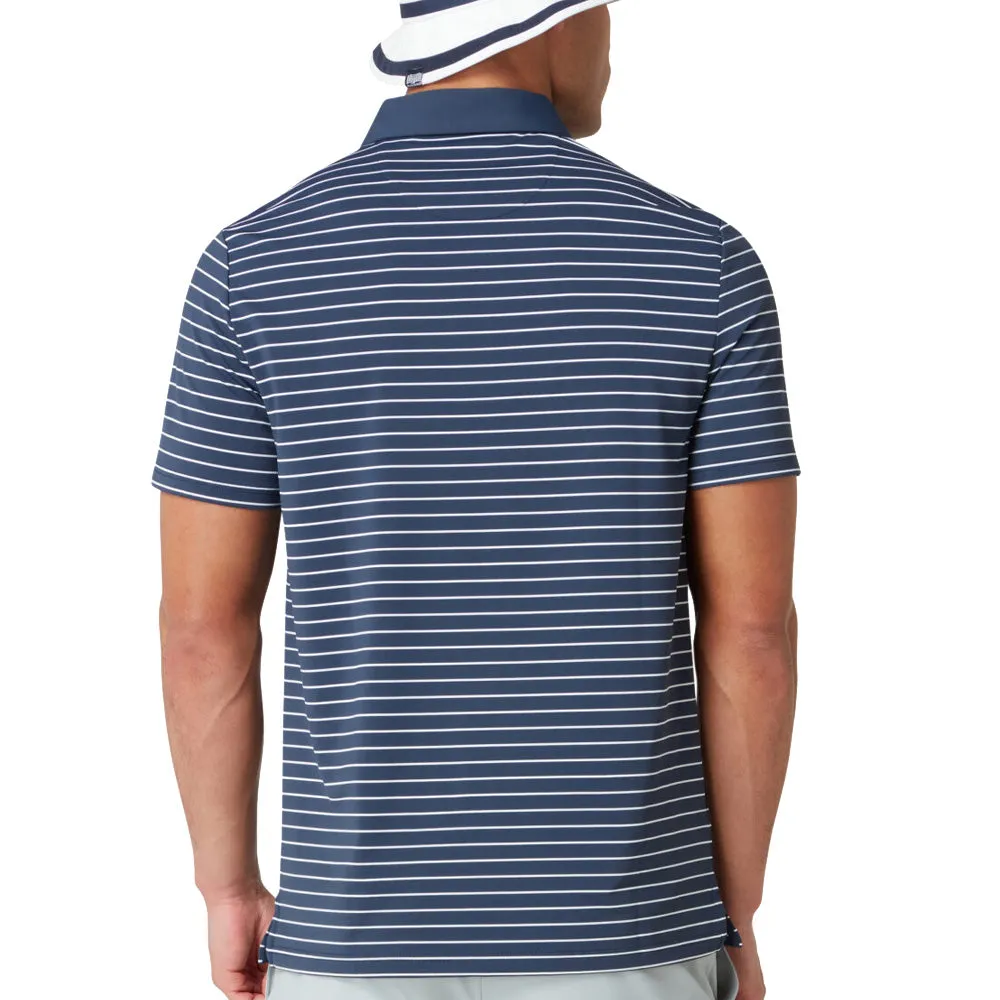 Original Penguin Heritage Stripe Polo Shirt - Black Iris Stay in Motion