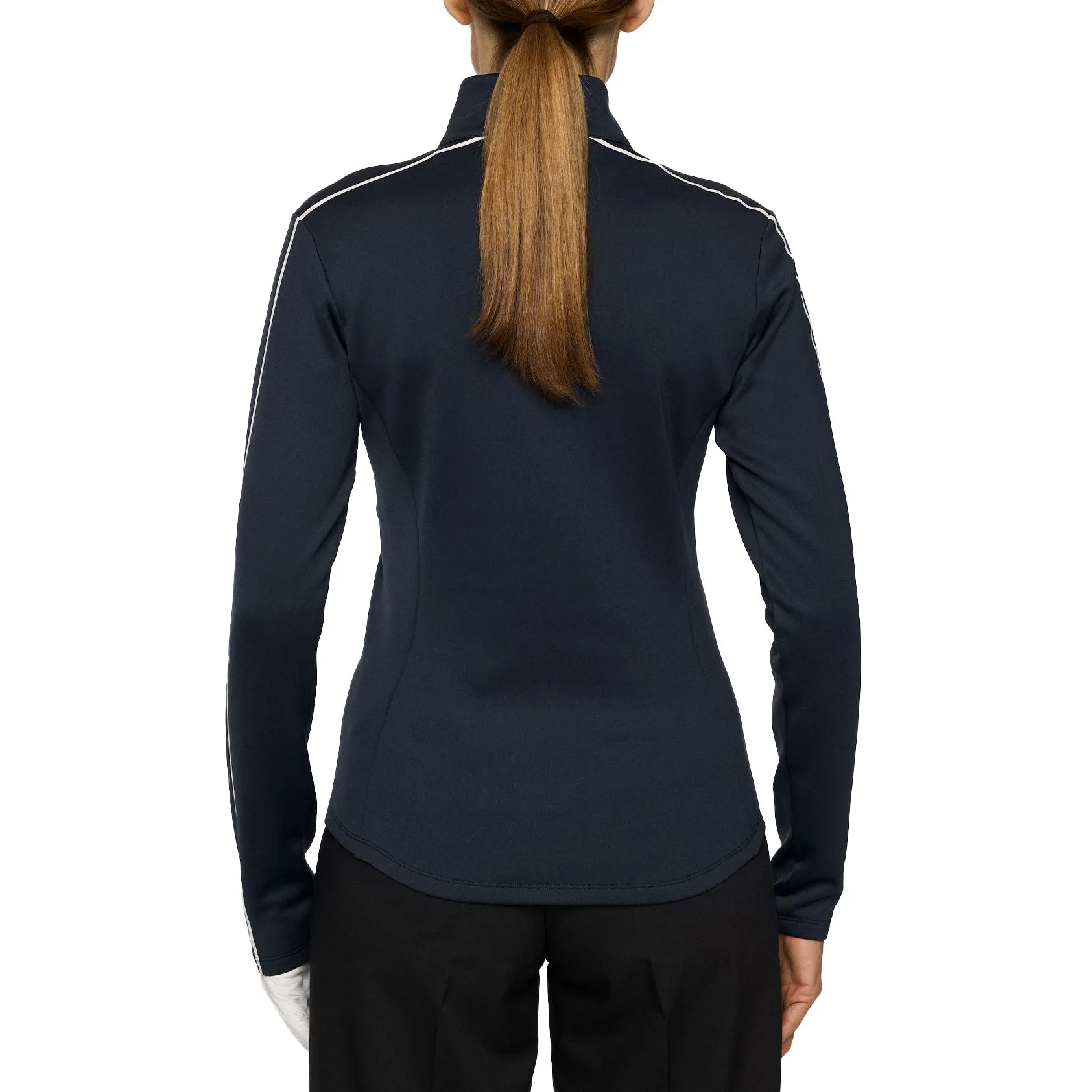 Independence Day Sale J.Lindeberg Women'S Nefe Quarter Zip Golf Mid Layer - Jl Navy