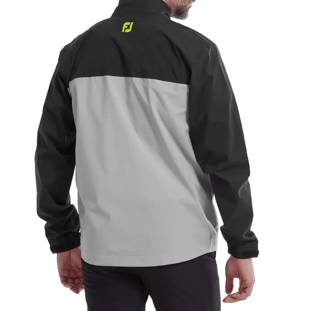 Footjoy Hydrolite Waterproof Jacket - Black/Grey/Lime Engineered for Speed Dare to Lead